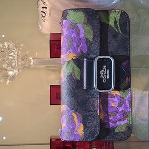 New! Signature Rose Mgn XB in Brown/Iris *Only One*